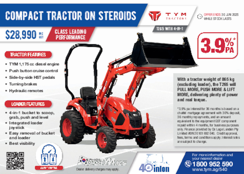 TYM T265 Compact on Steroids oe 30.06